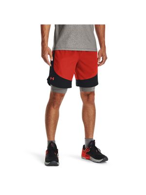 Shorts UA HIIT Woven Colorblock para hombre