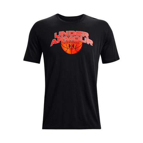 Polera UA Basketball Branded Wordmark para hombre