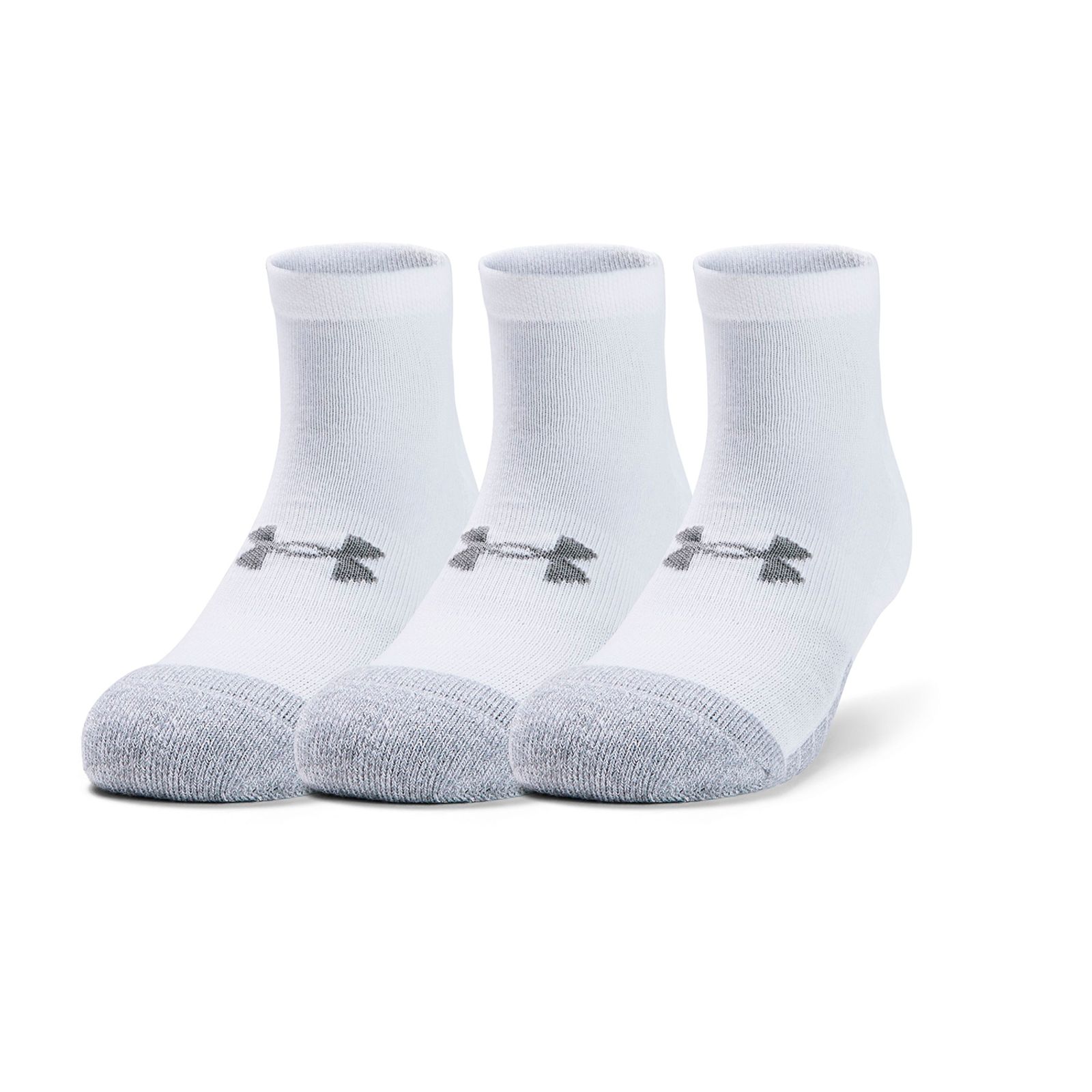 Paquete de tres pares de calcetines HearGear® Low Cut para adultos