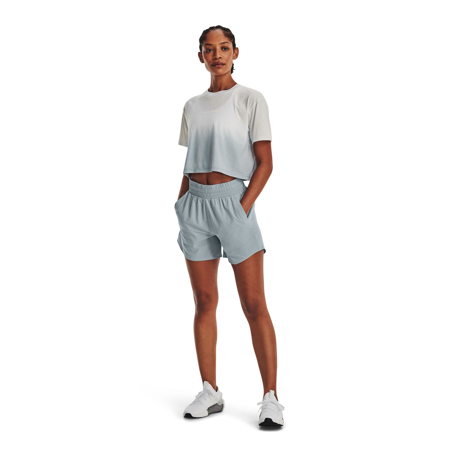 Shorts UA Flex Woven 13cm para mujer