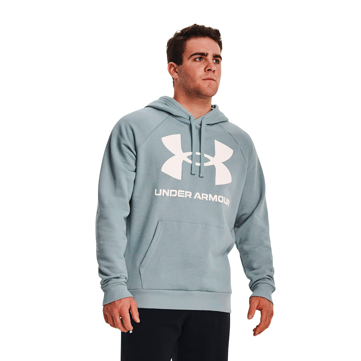 Polerón UA Rival Fleece Big Logo para hombre