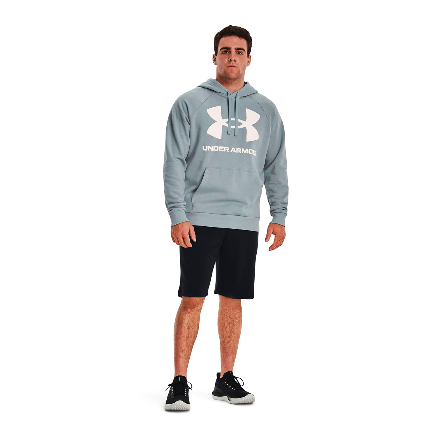 Polerón UA Rival Fleece Big Logo para hombre