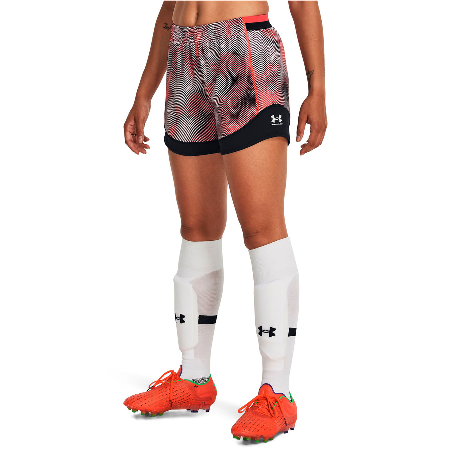 Shorts estampados UA Challenger Pro para mujer