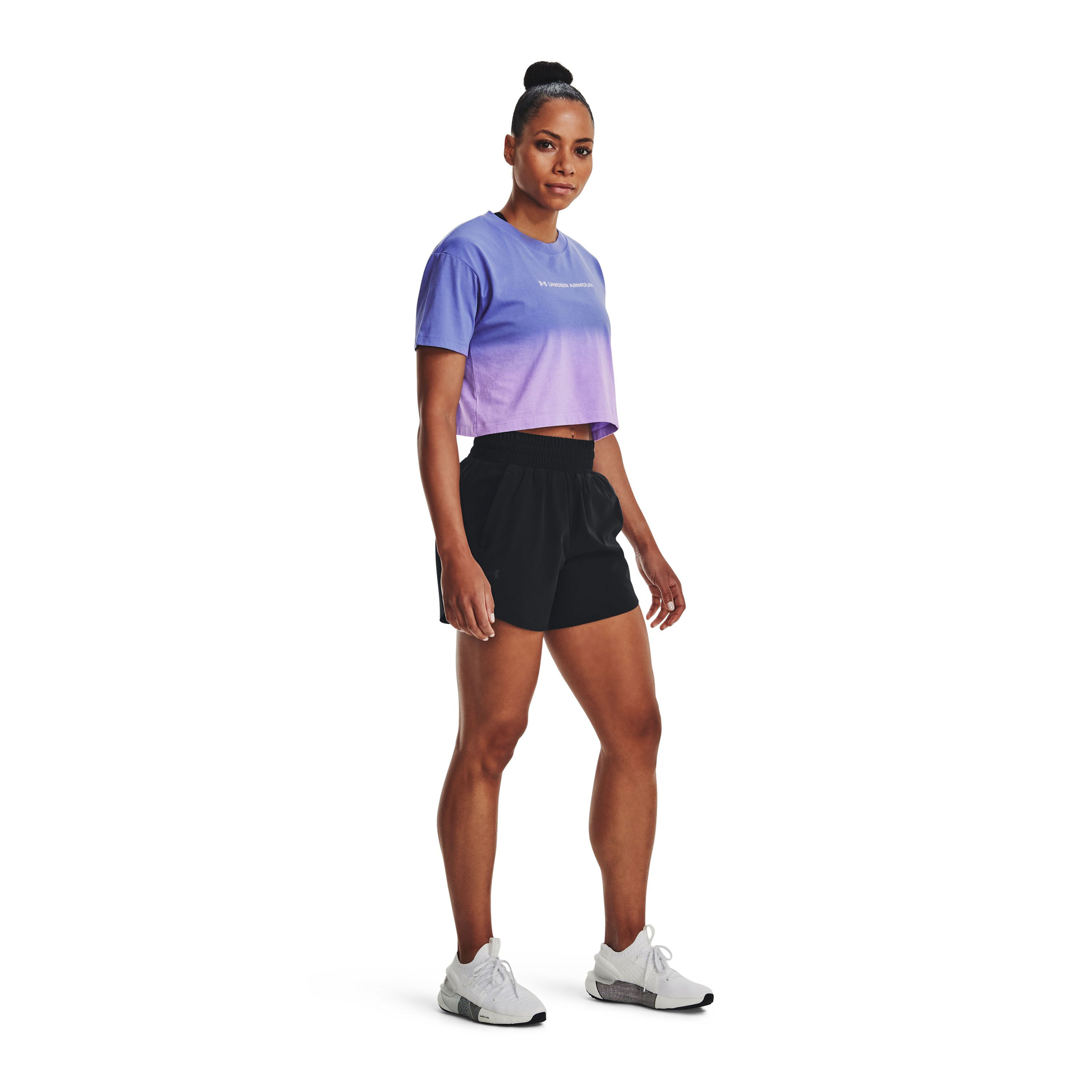 Shorts UA Flex Woven 13cm para mujer