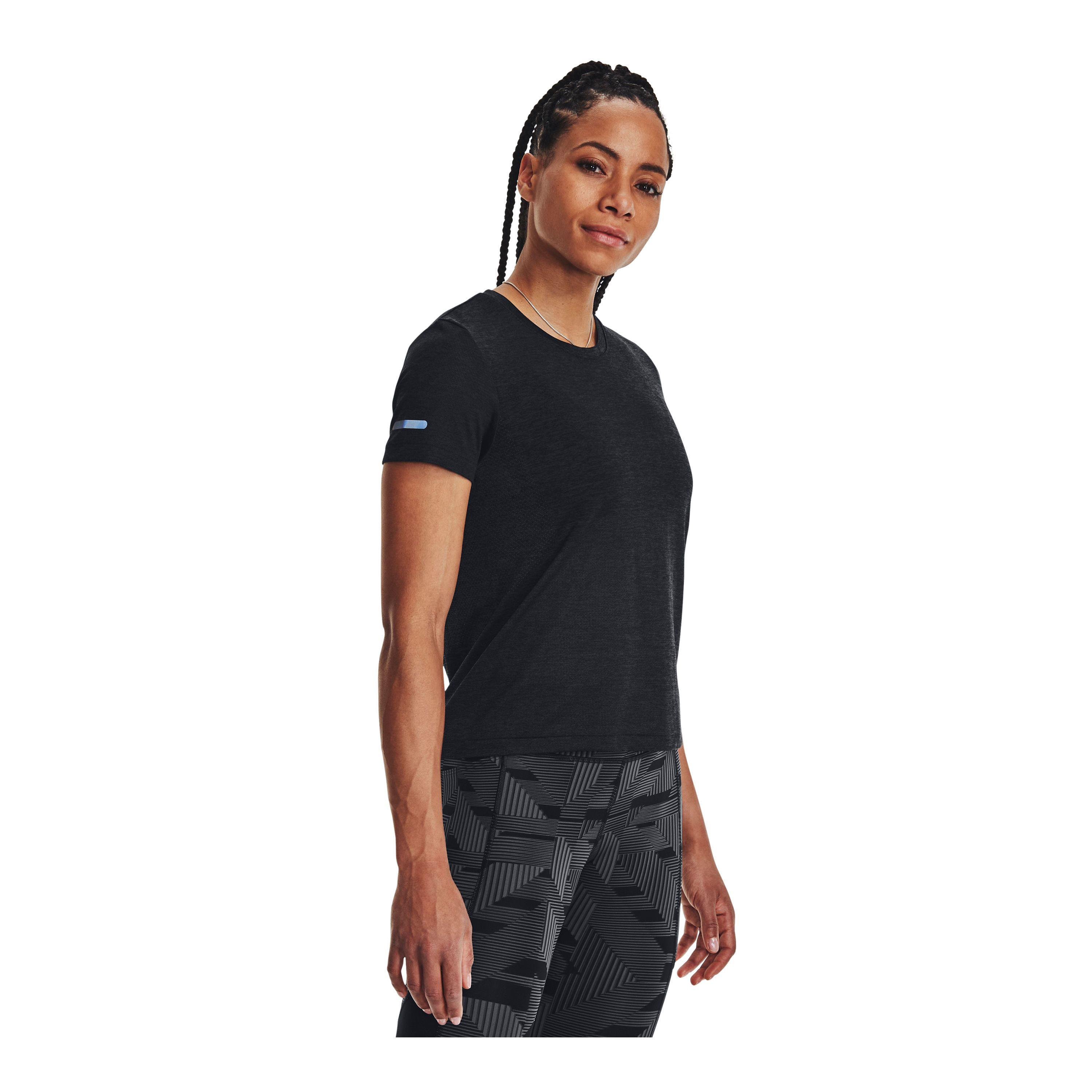 Camiseta de manga corta UA Seamless Stride para mujer
