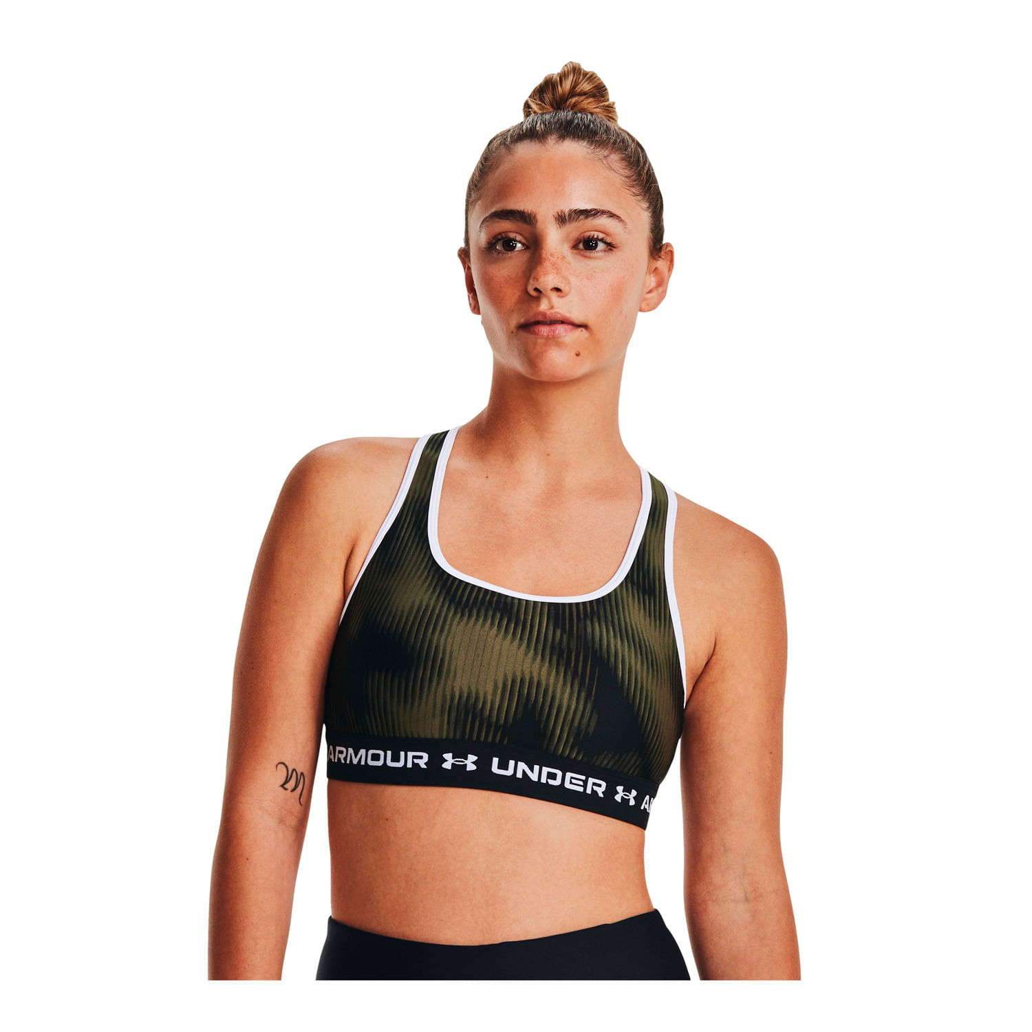 Sostén Deportivo Under Armour® Mid Crossback Printed para Mujer