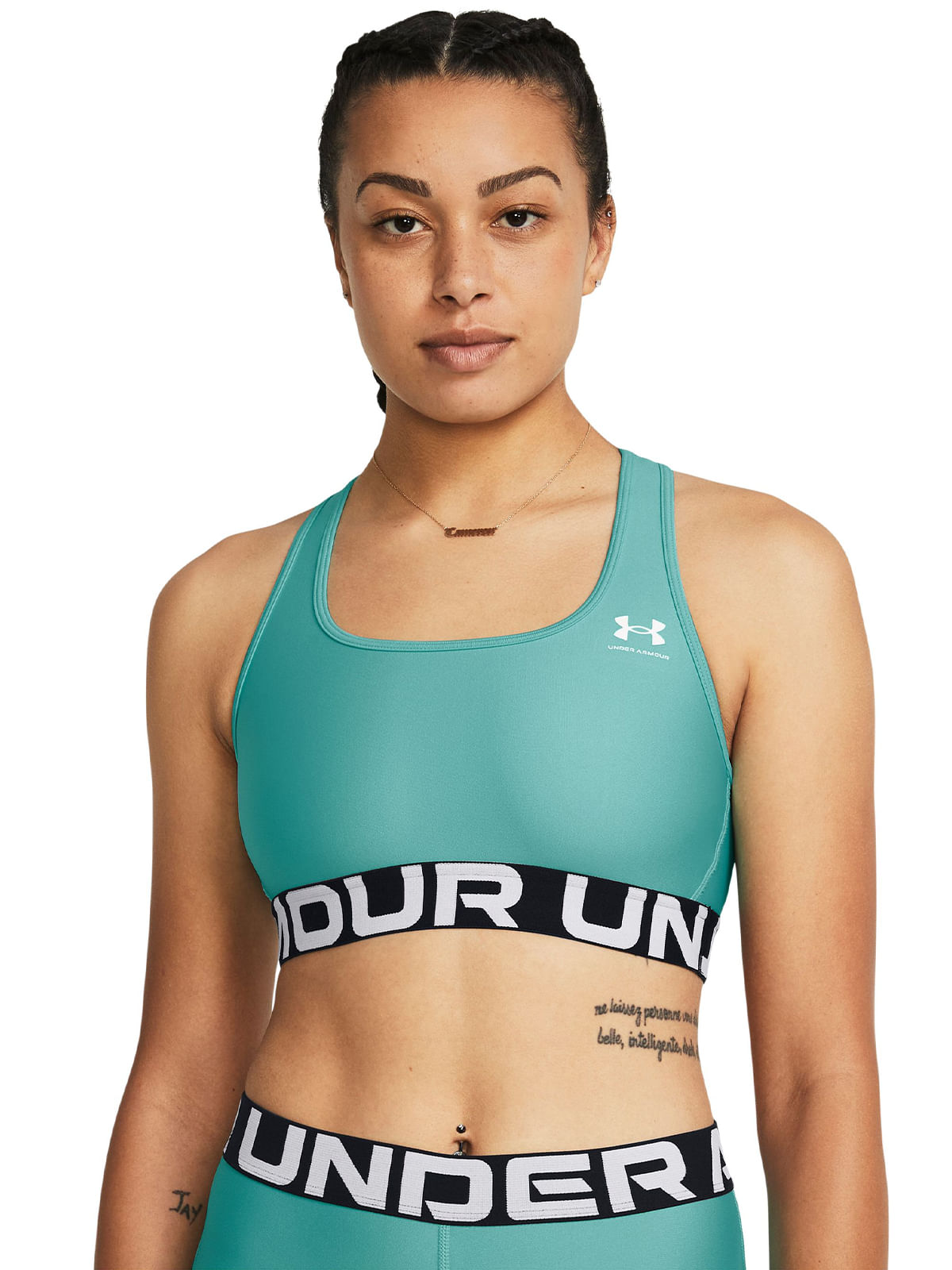 Sostén deportivo HeatGear® Armor Mid para mujer