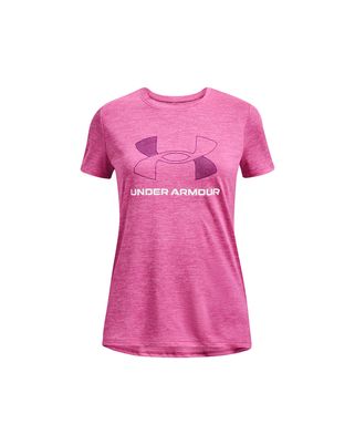 Polera manga corta Big Logo UA Tech¿ Twist para niña