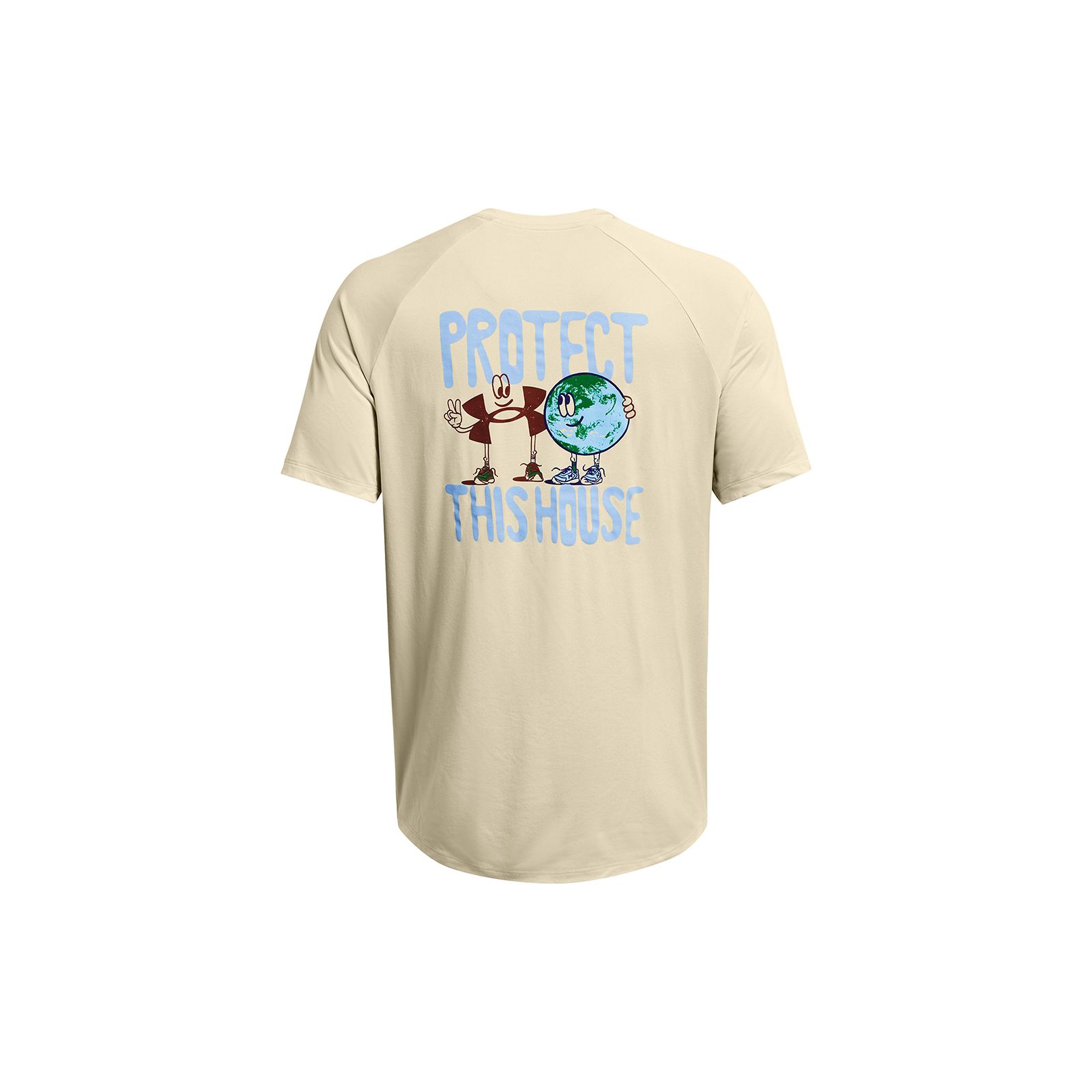 Polera manga corta UA Artist Protect Globe para hombre