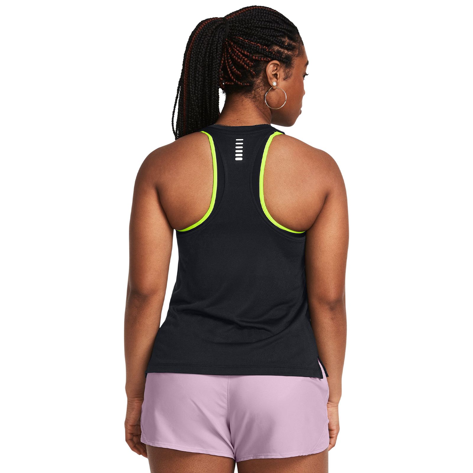 Polera sin mangas UA Launch Splatter para mujer