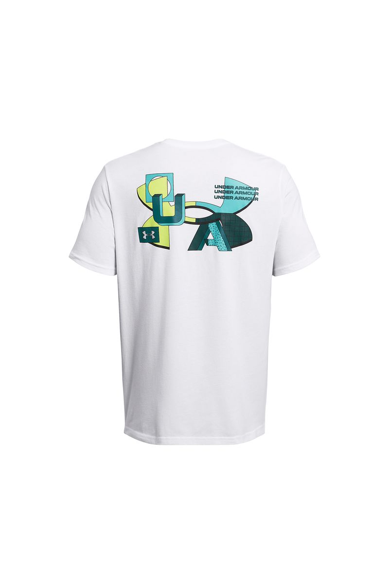 Polera-manga-corta-Color-Block-UA-para-hombre