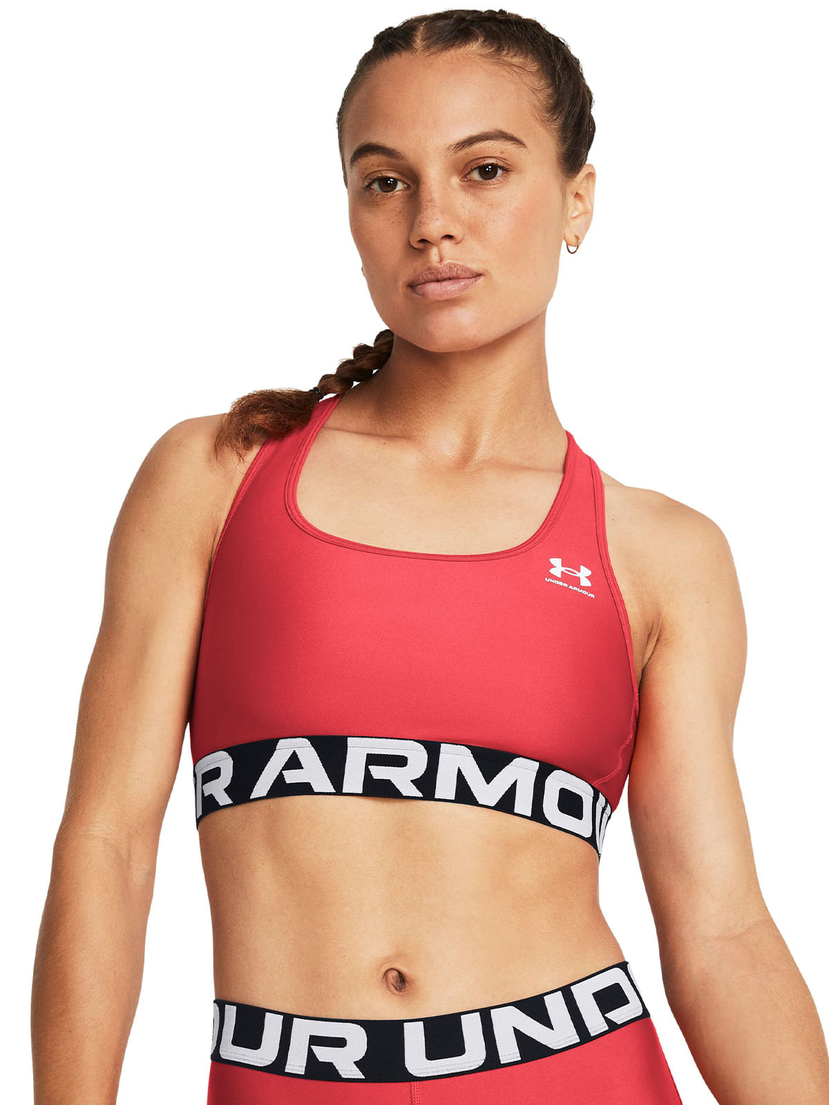 Sostén deportivo HeatGear® Armor Mid para mujer