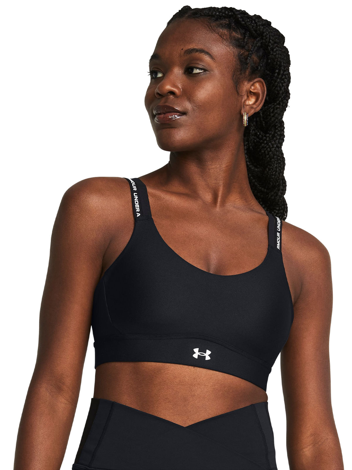 Sostén deportivo deportivo UA Infinity 2.0 Mid Rib para mujer
