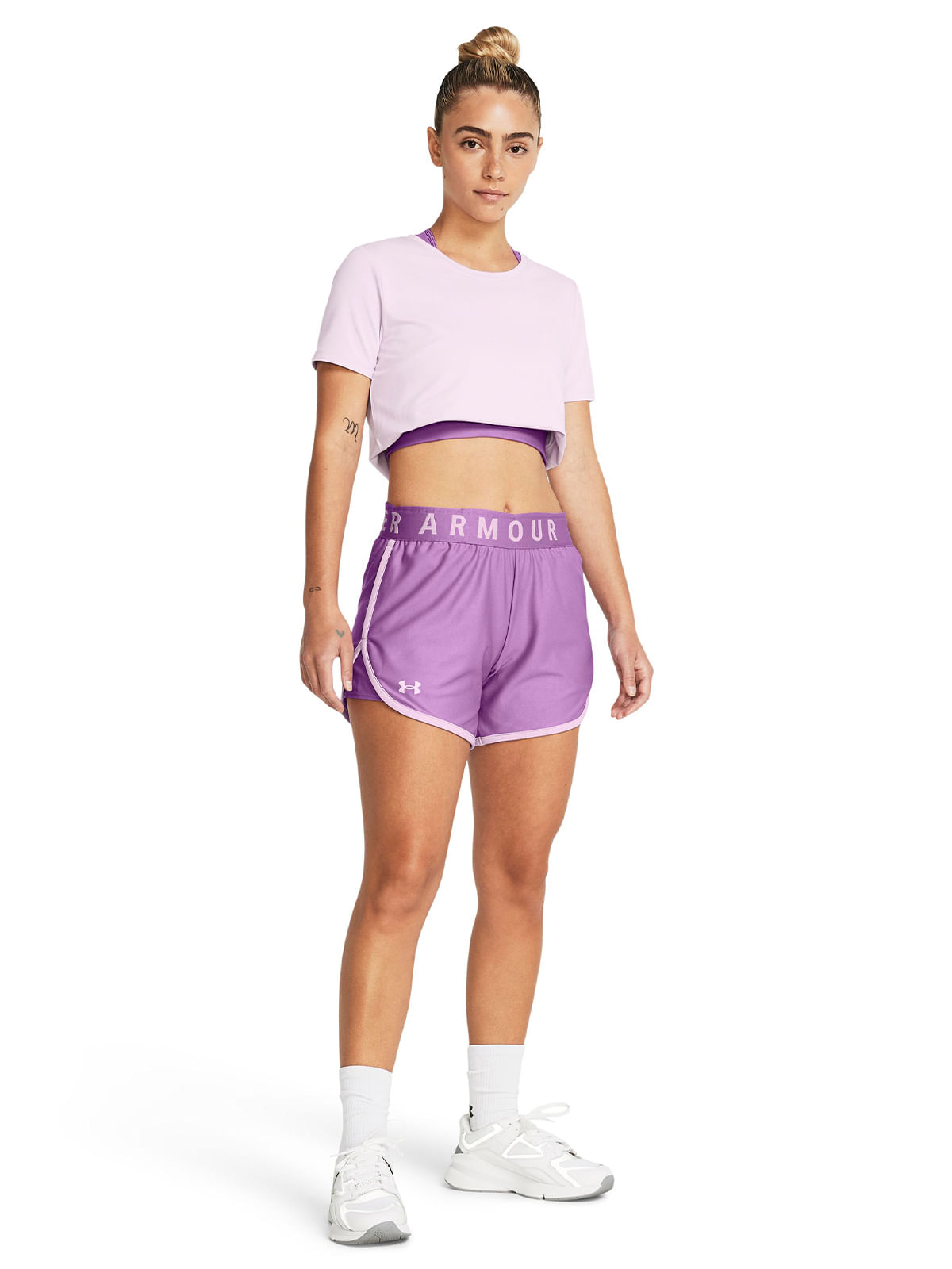 Short Play Up de 13 cm para mujer Under Armour