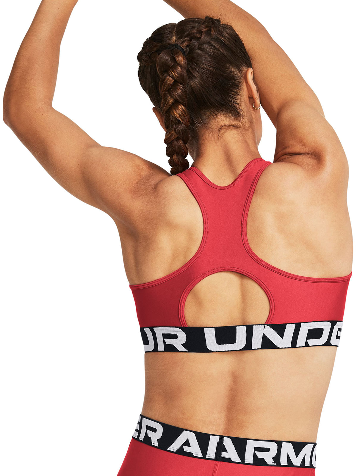 Sostén deportivo HeatGear® Armor Mid para mujer