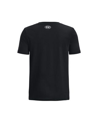 Polera manga corta UA Box Logo Camo para niño