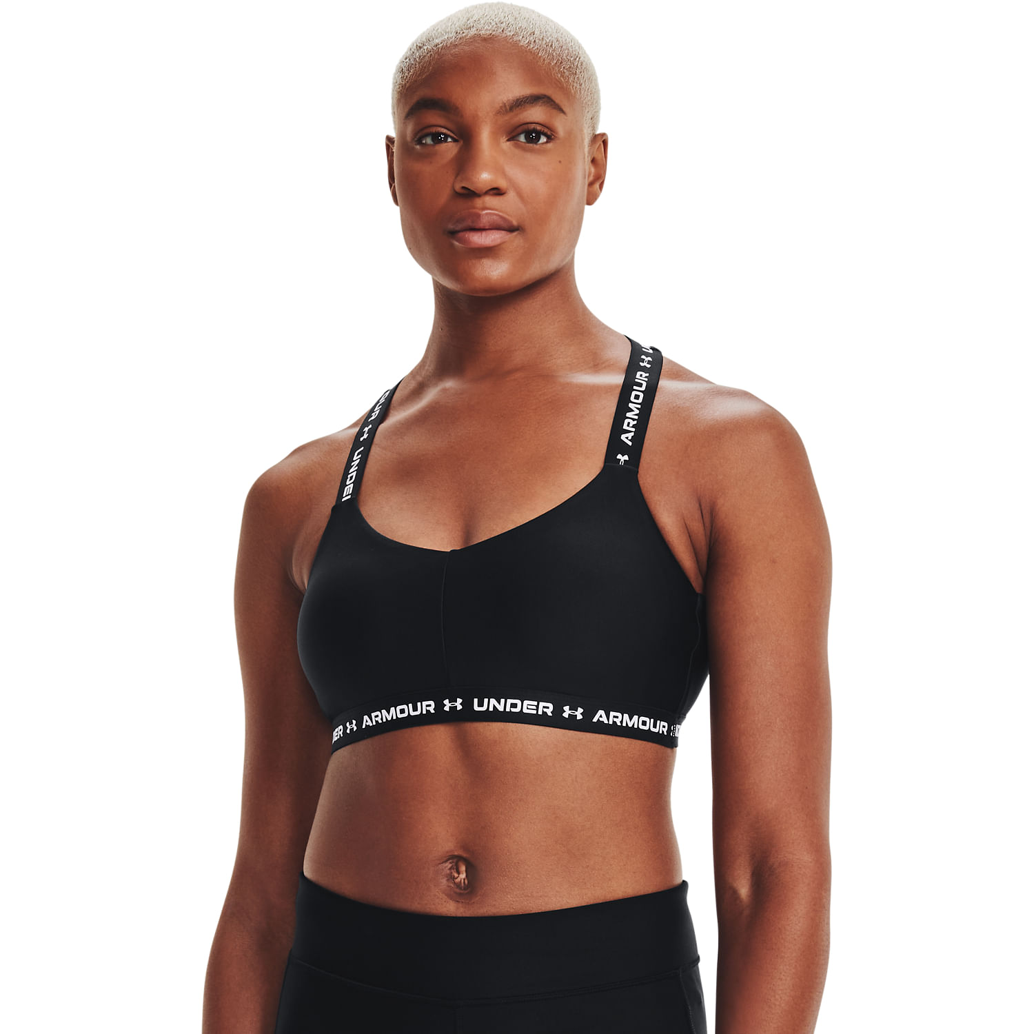 Sostén deportivo bajo UA Crossback para mujer