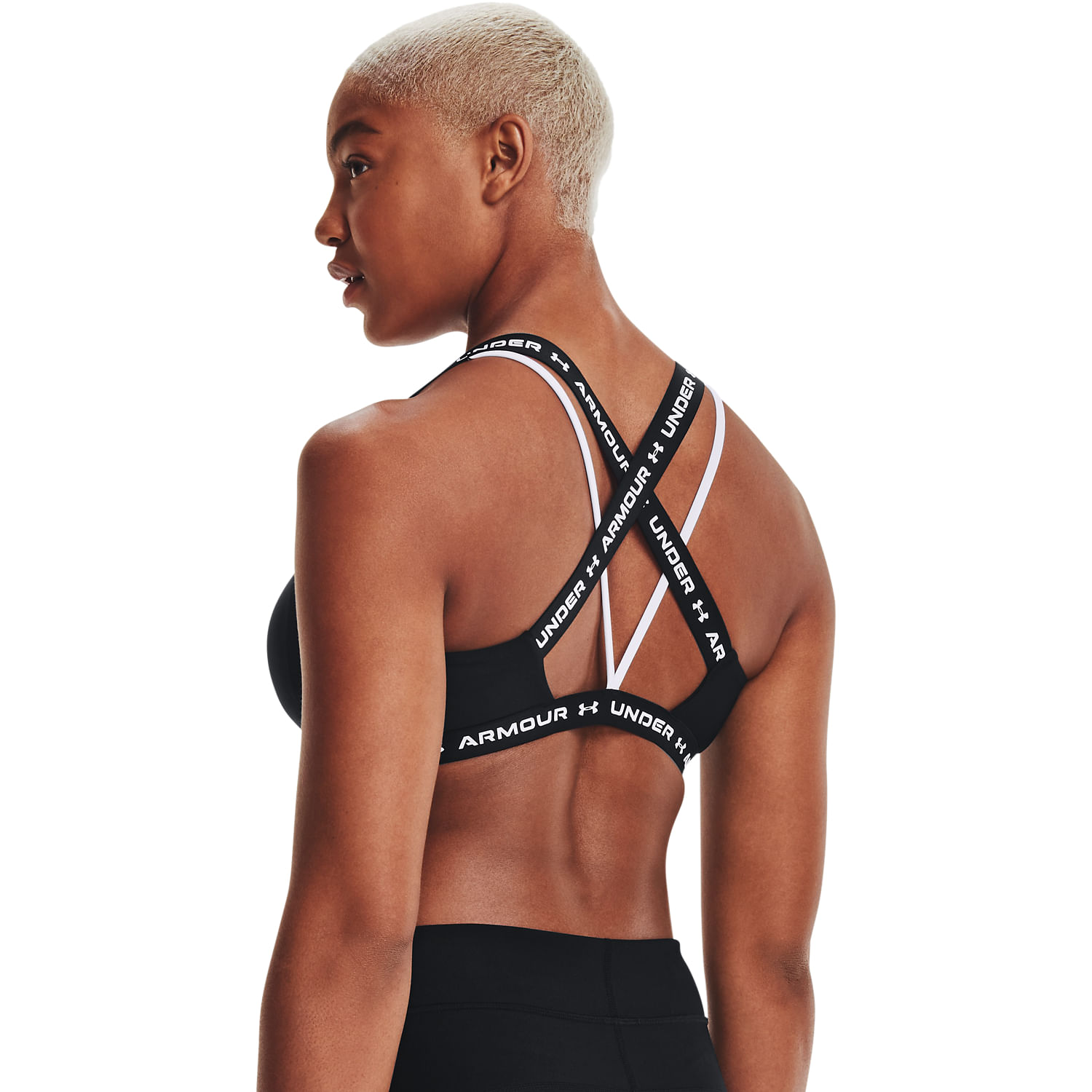 Sostén deportivo bajo UA Crossback para mujer