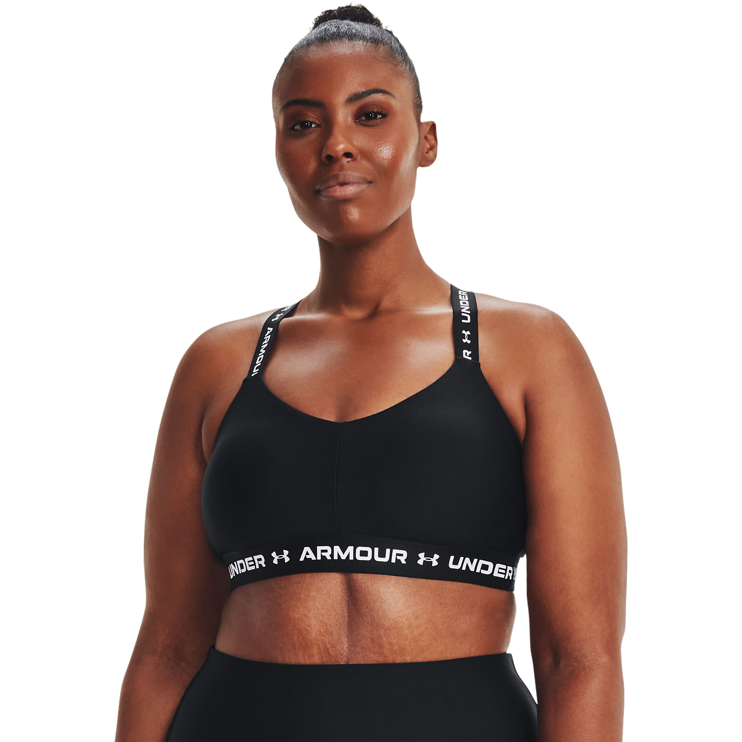 Sostén deportivo bajo UA Crossback para mujer
