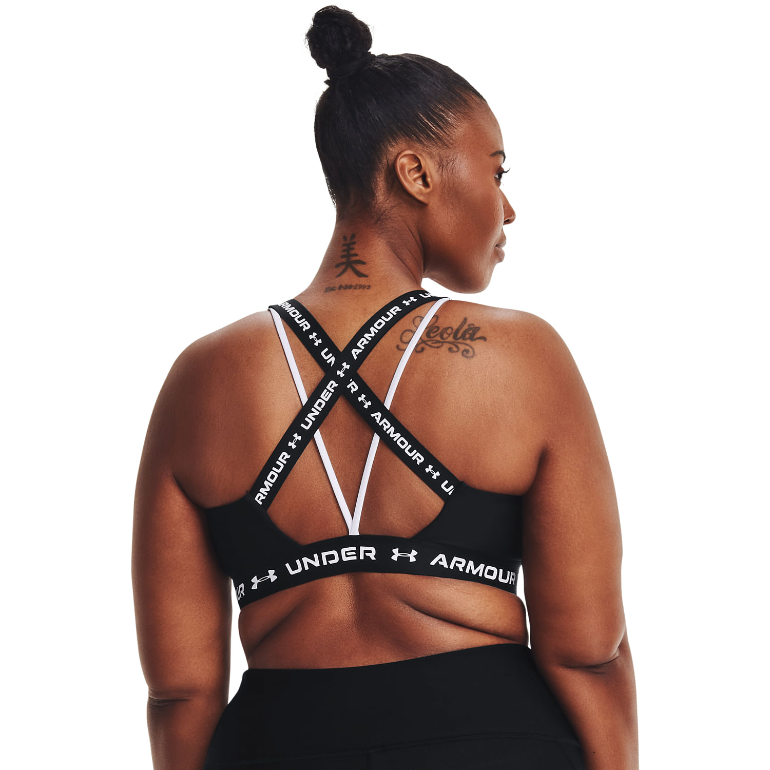 Sostén deportivo bajo UA Crossback para mujer