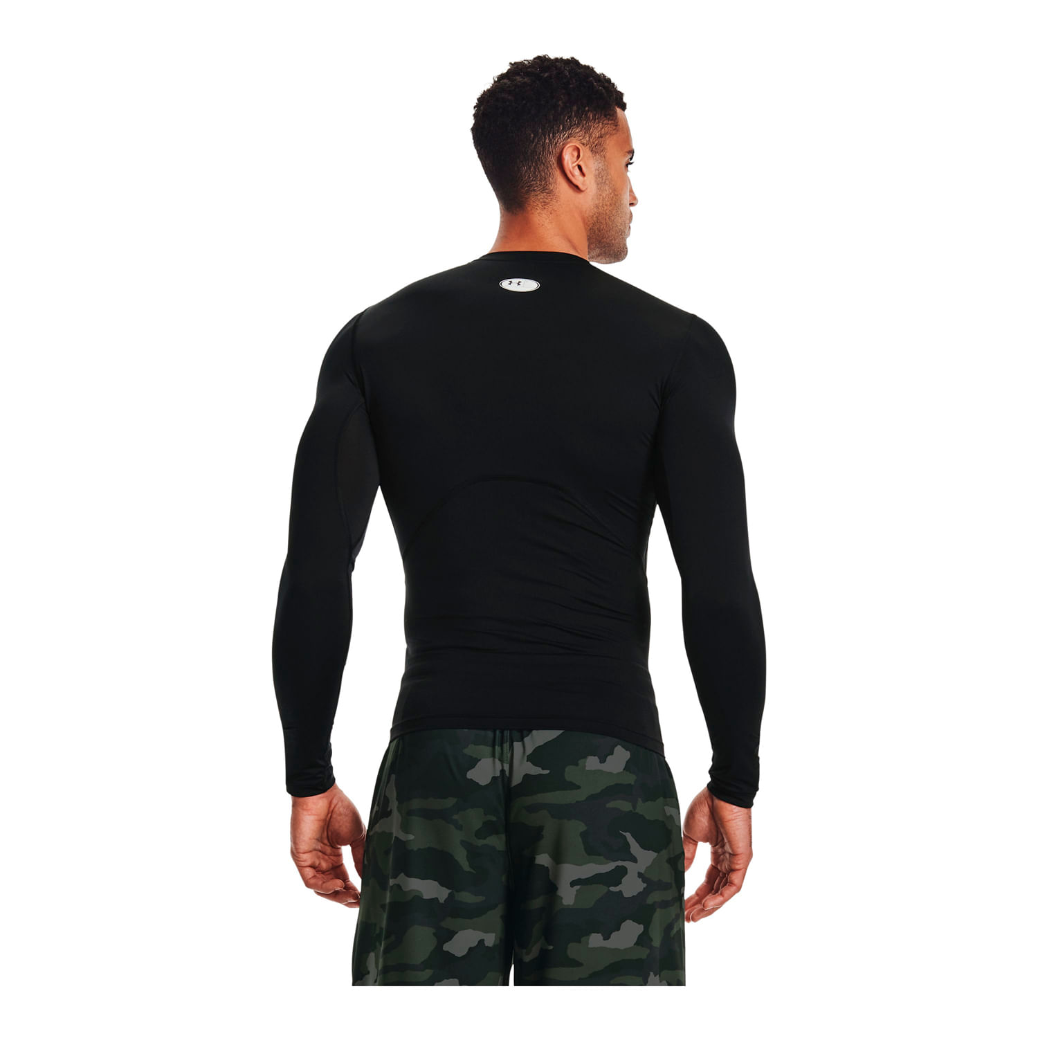 Polera manga larga UA HeatGear® para hombre