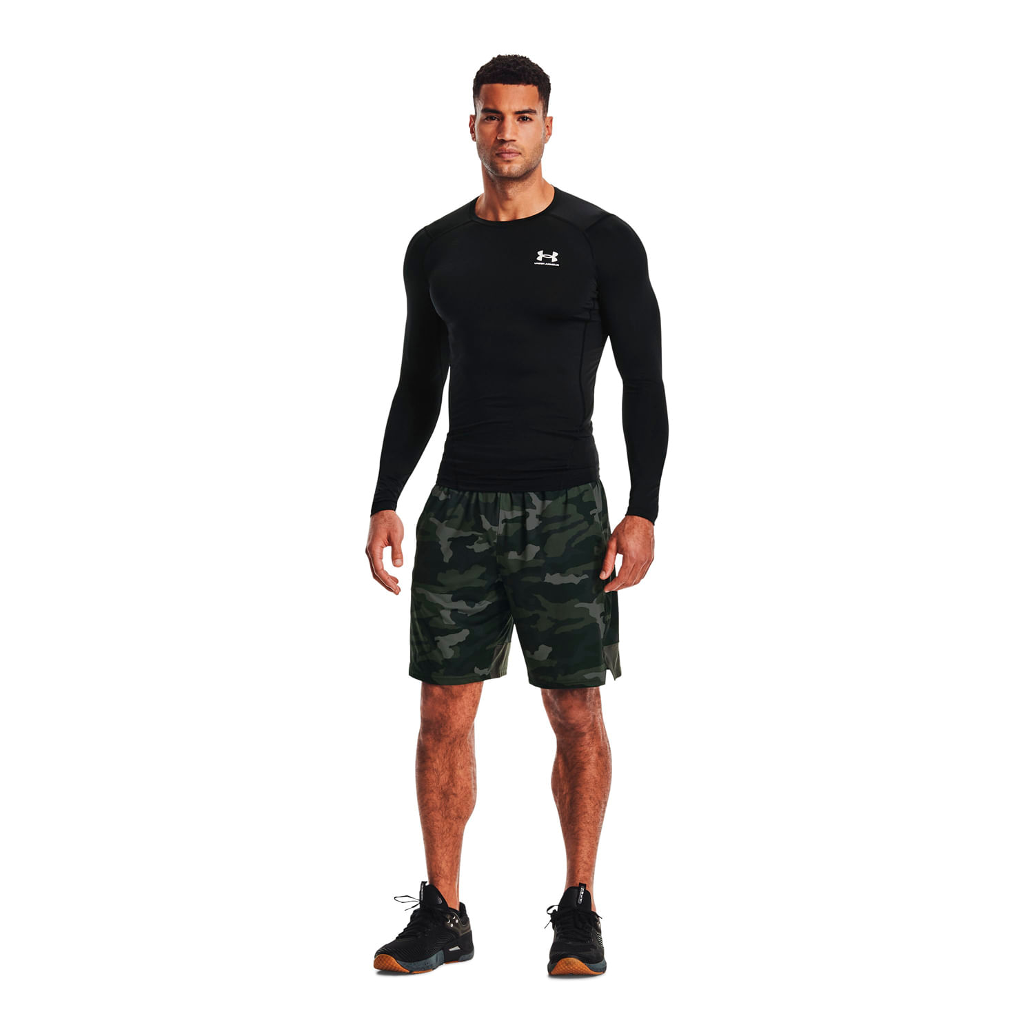 Polera manga larga UA HeatGear® para hombre