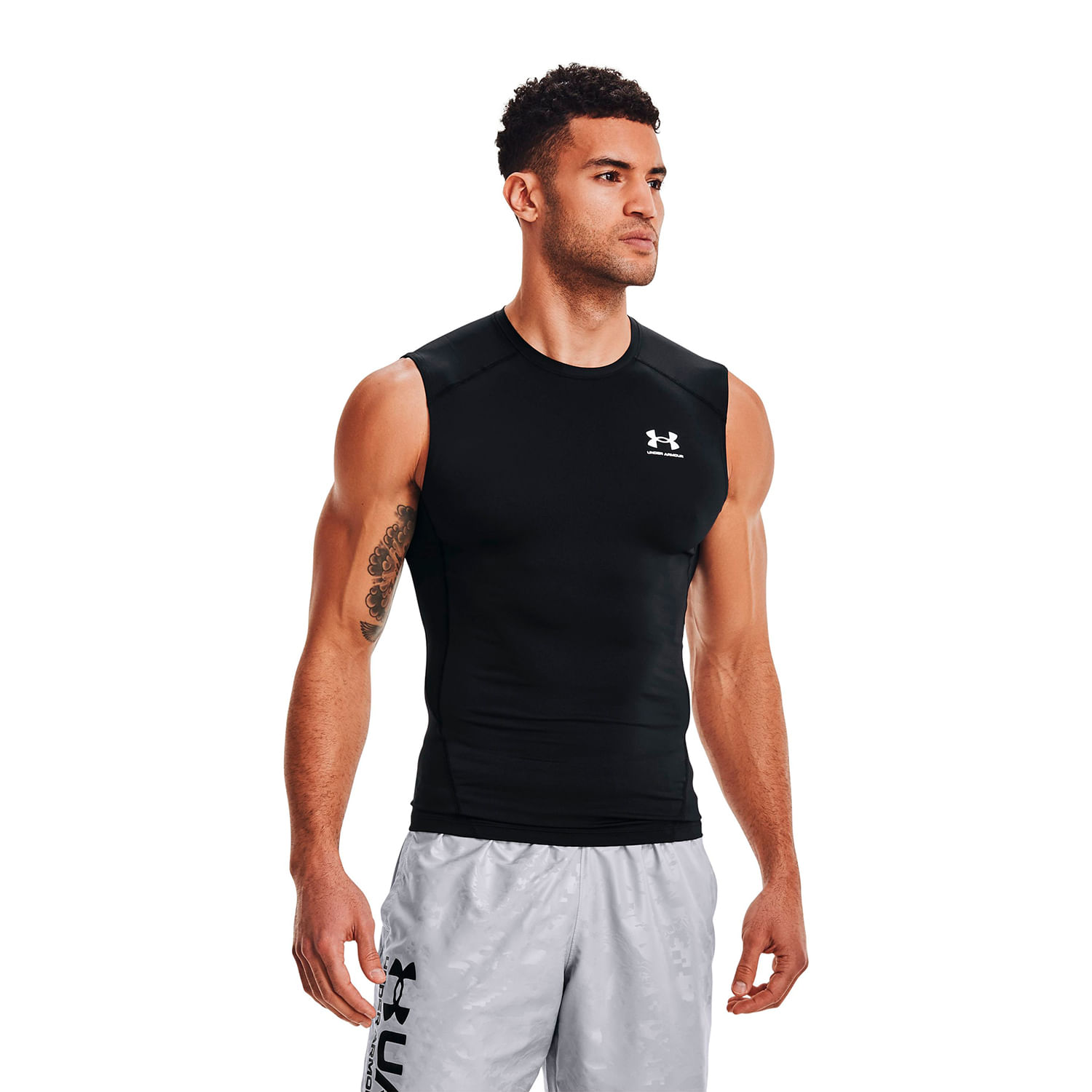 Polera sin mangas UA HeatGear® para hombre