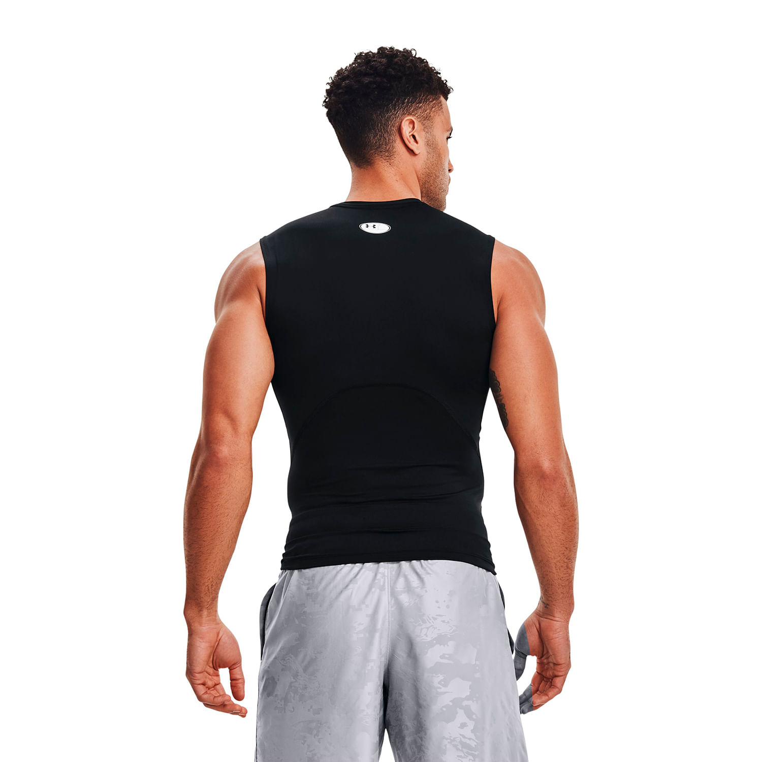Polera sin mangas UA HeatGear® para hombre