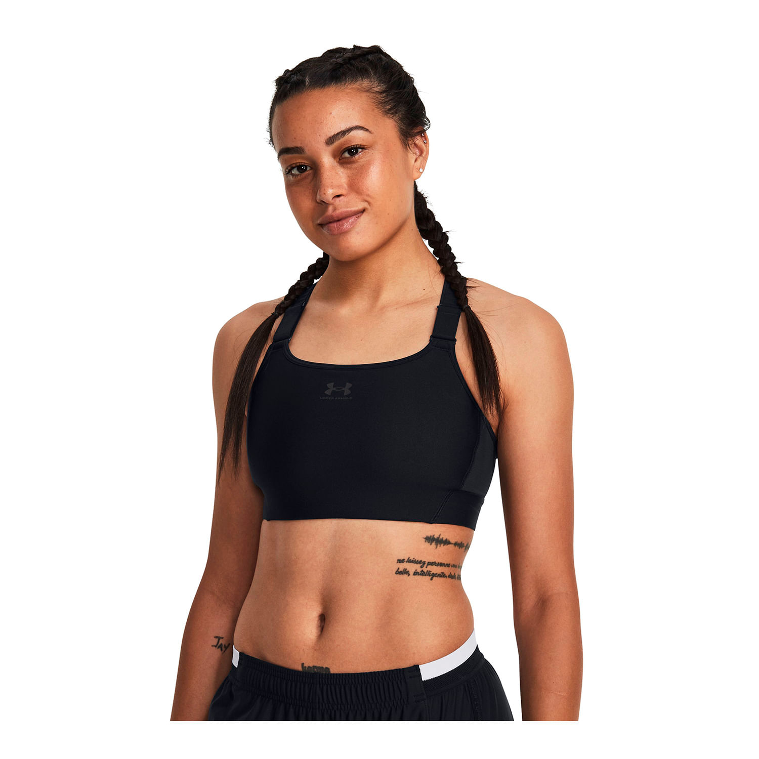 Sostén deportivo high HeatGear® Armor para mujer