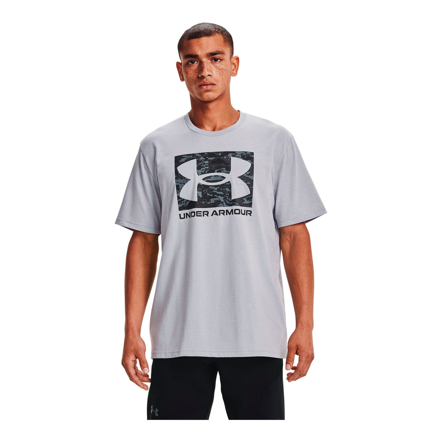 Polera manga corta UA ABC Camo para hombre