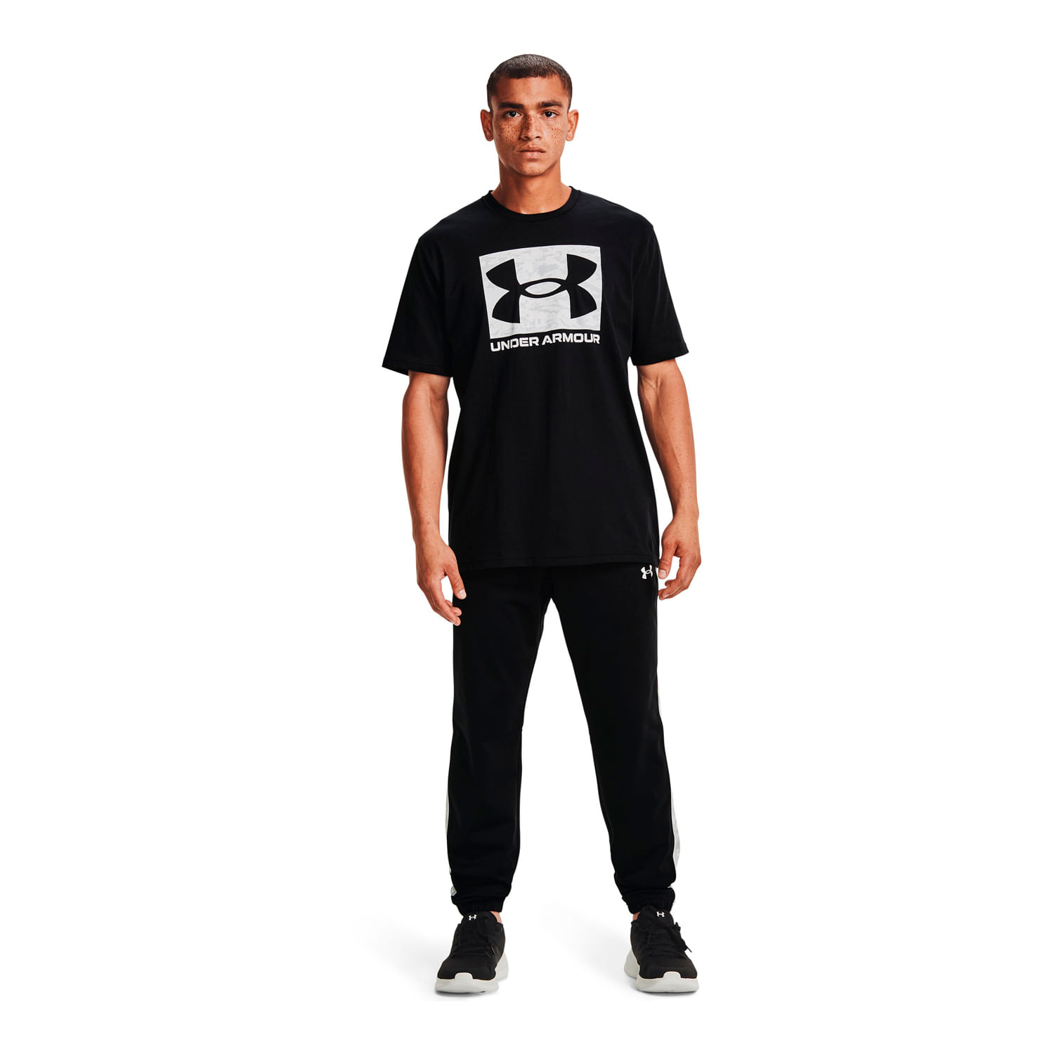 Polera manga corta UA ABC Camo para hombre