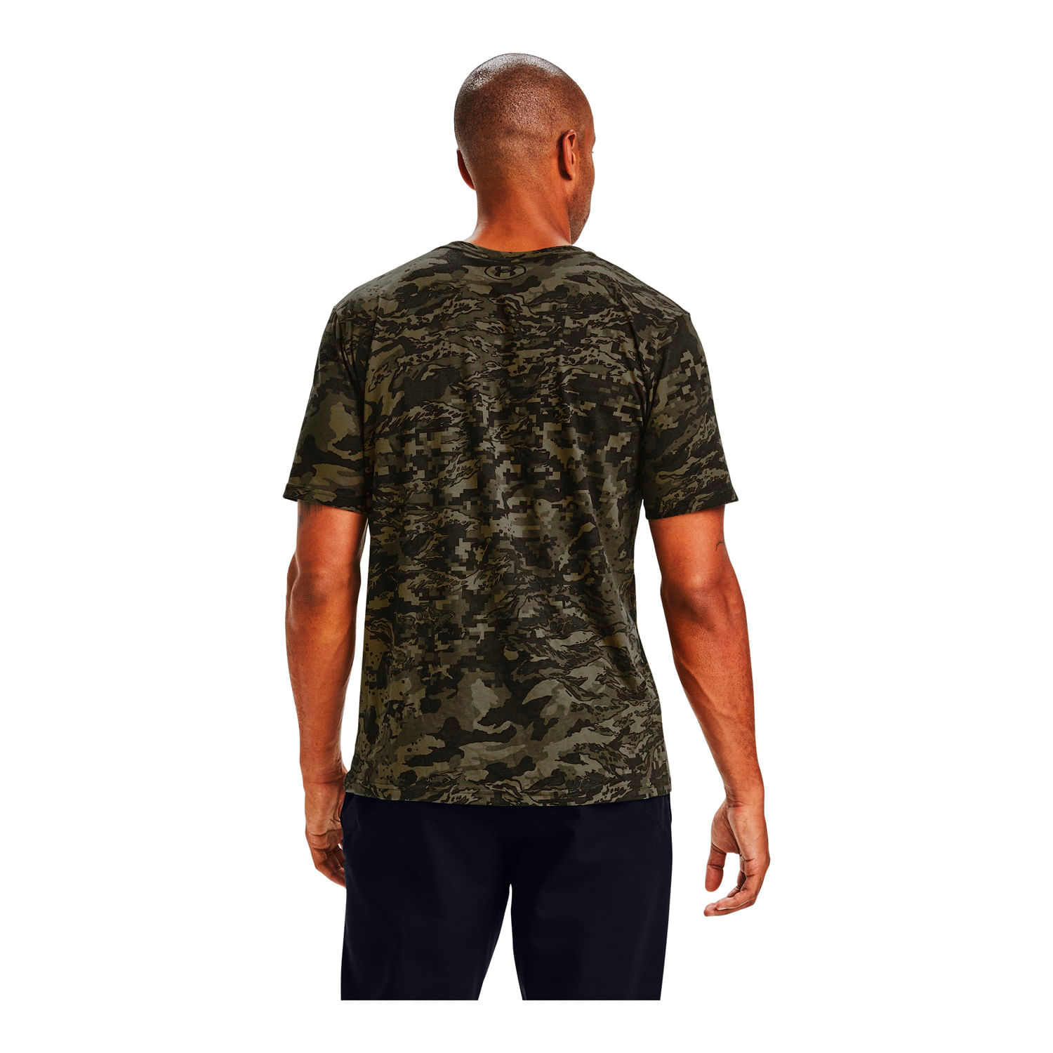 Polera manga corta UA ABC Camo para hombre