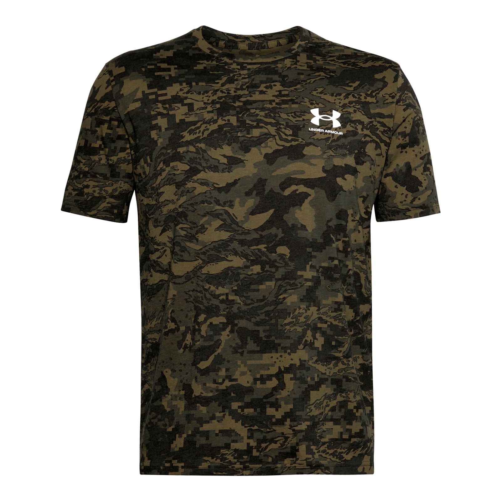Polera Manga Corta All-Over Logo para Hombre Under Armour