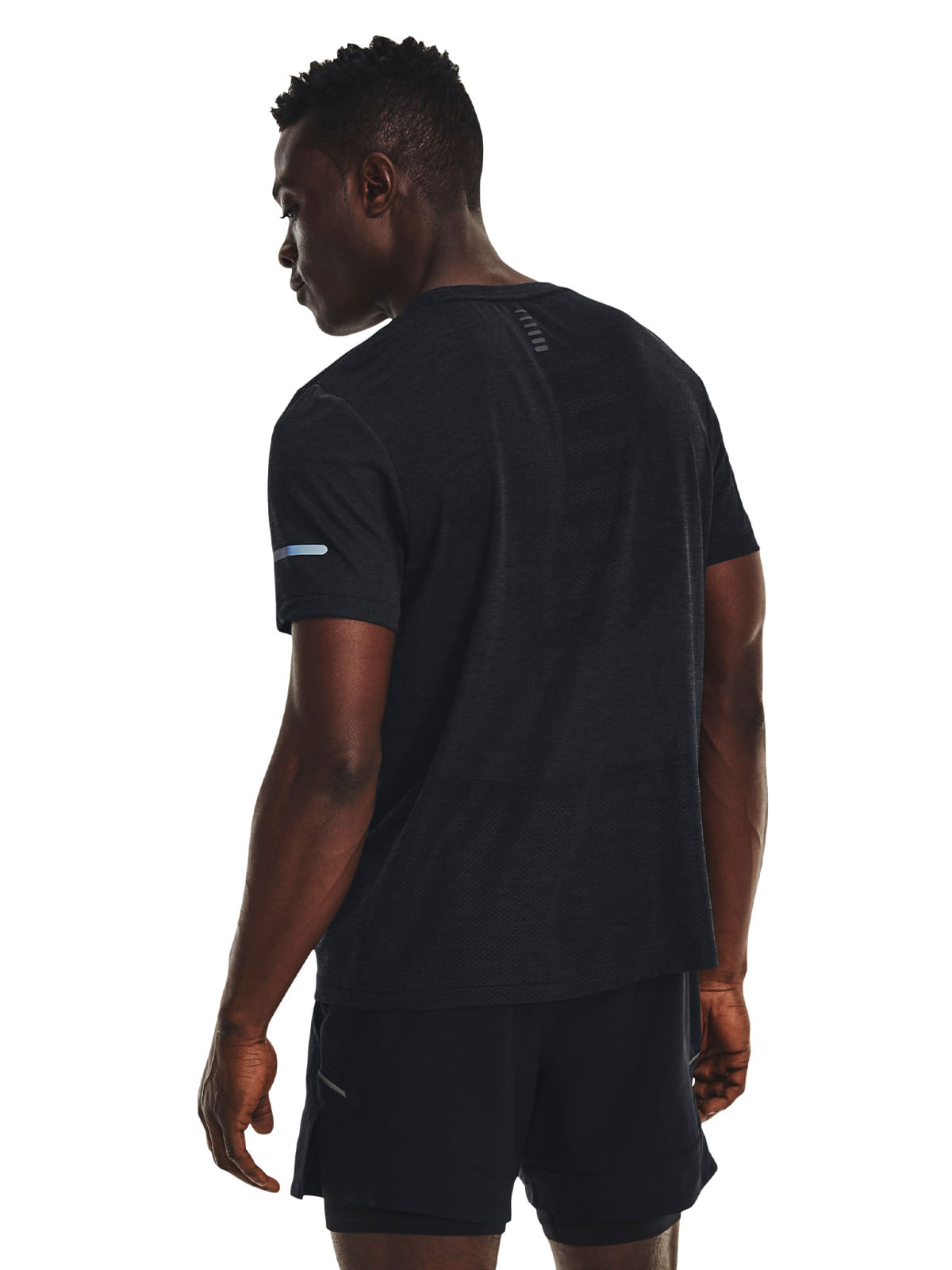 Polera manga corta UA Seamless Stride para hombre
