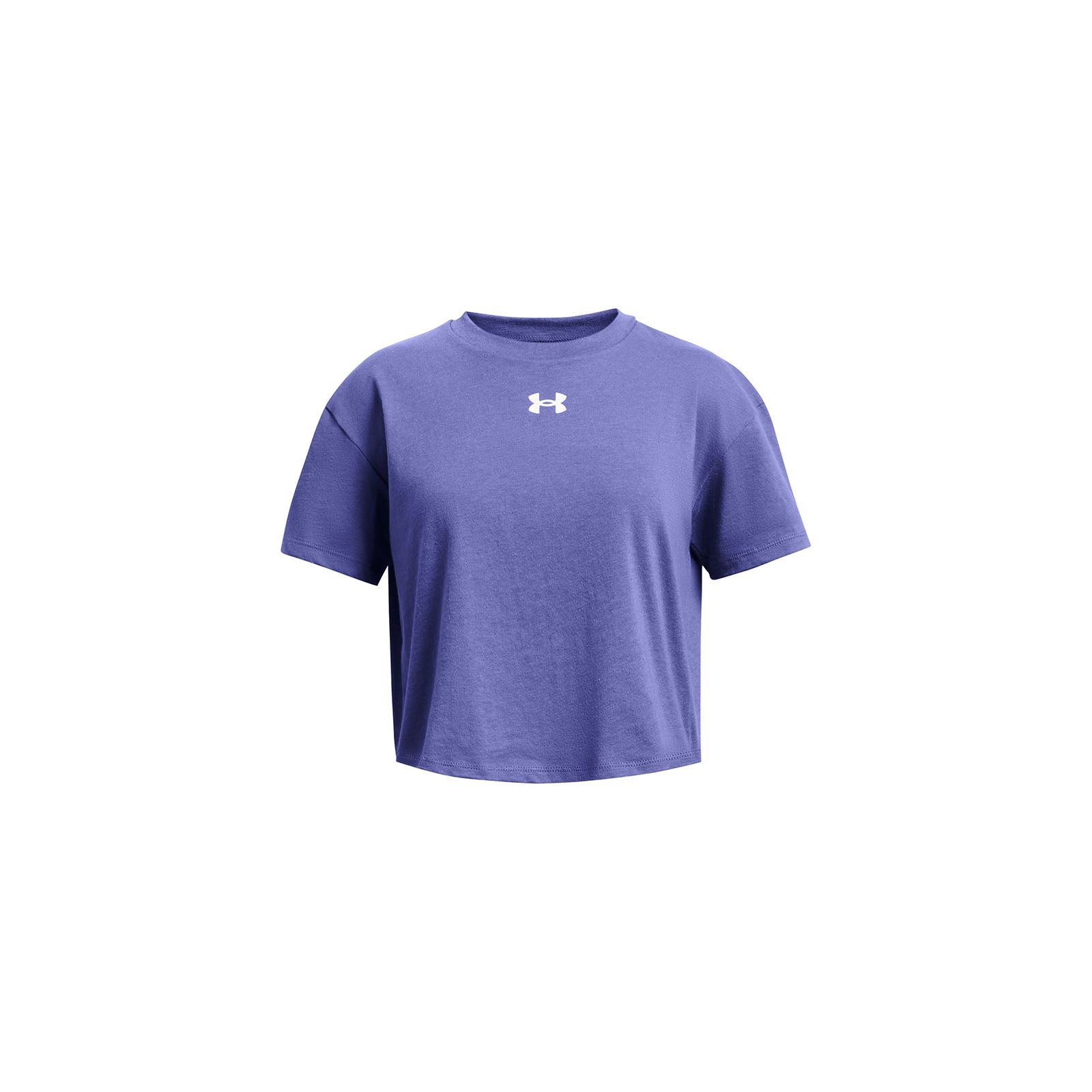 Polera manga corta UA Crop Sportstyle para niña