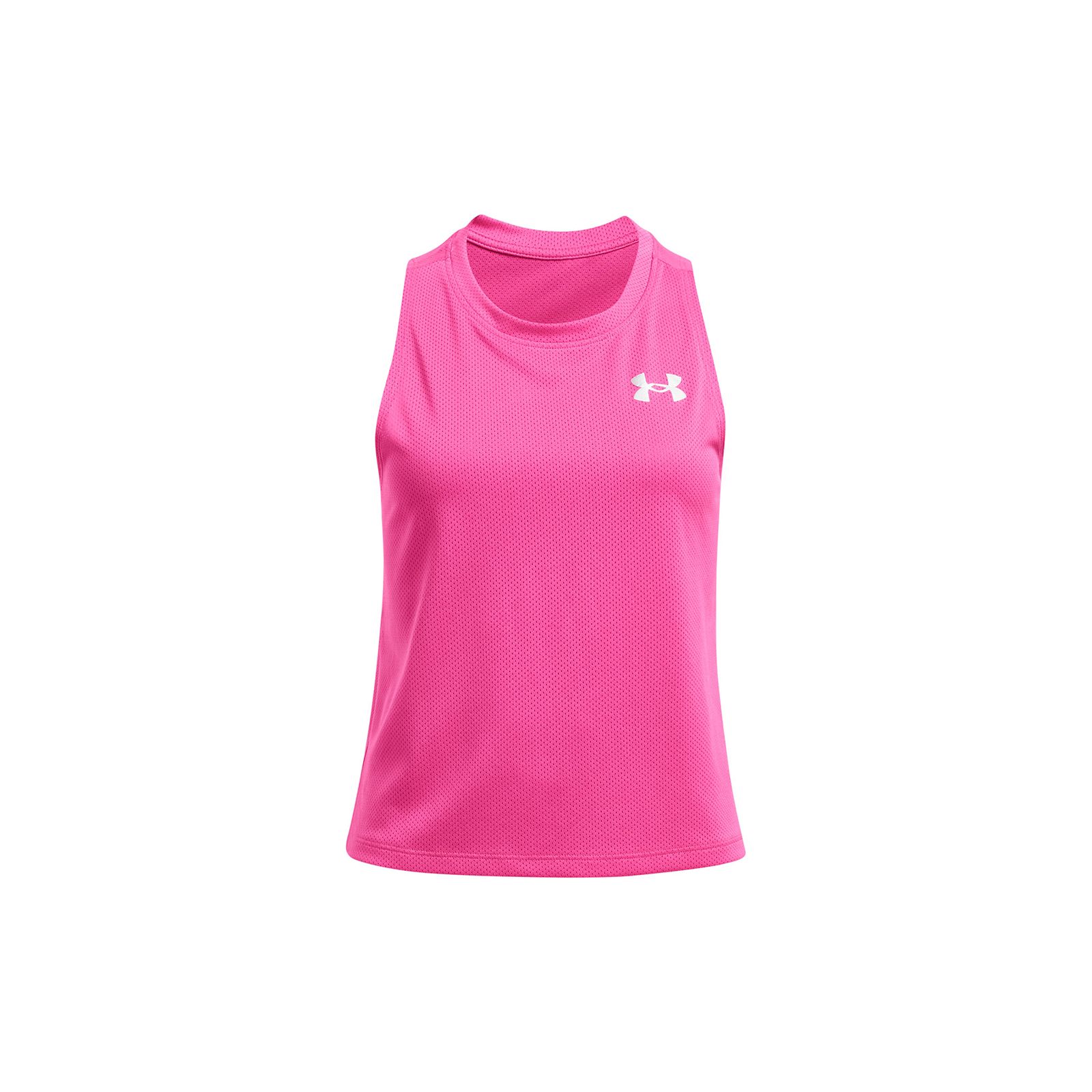 Polera sin mangas de malla UA Tech¿ para niña