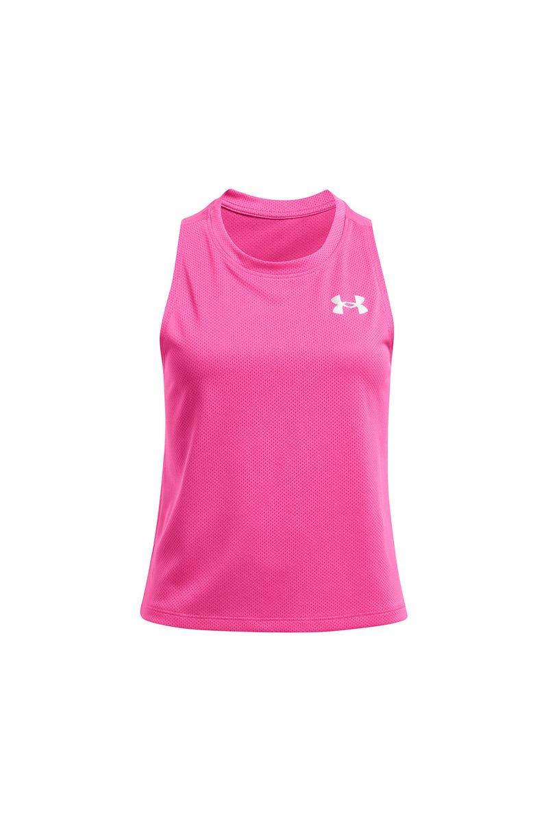 Polera-sin-mangas-de-malla-UA-Tech¿-para-niña
