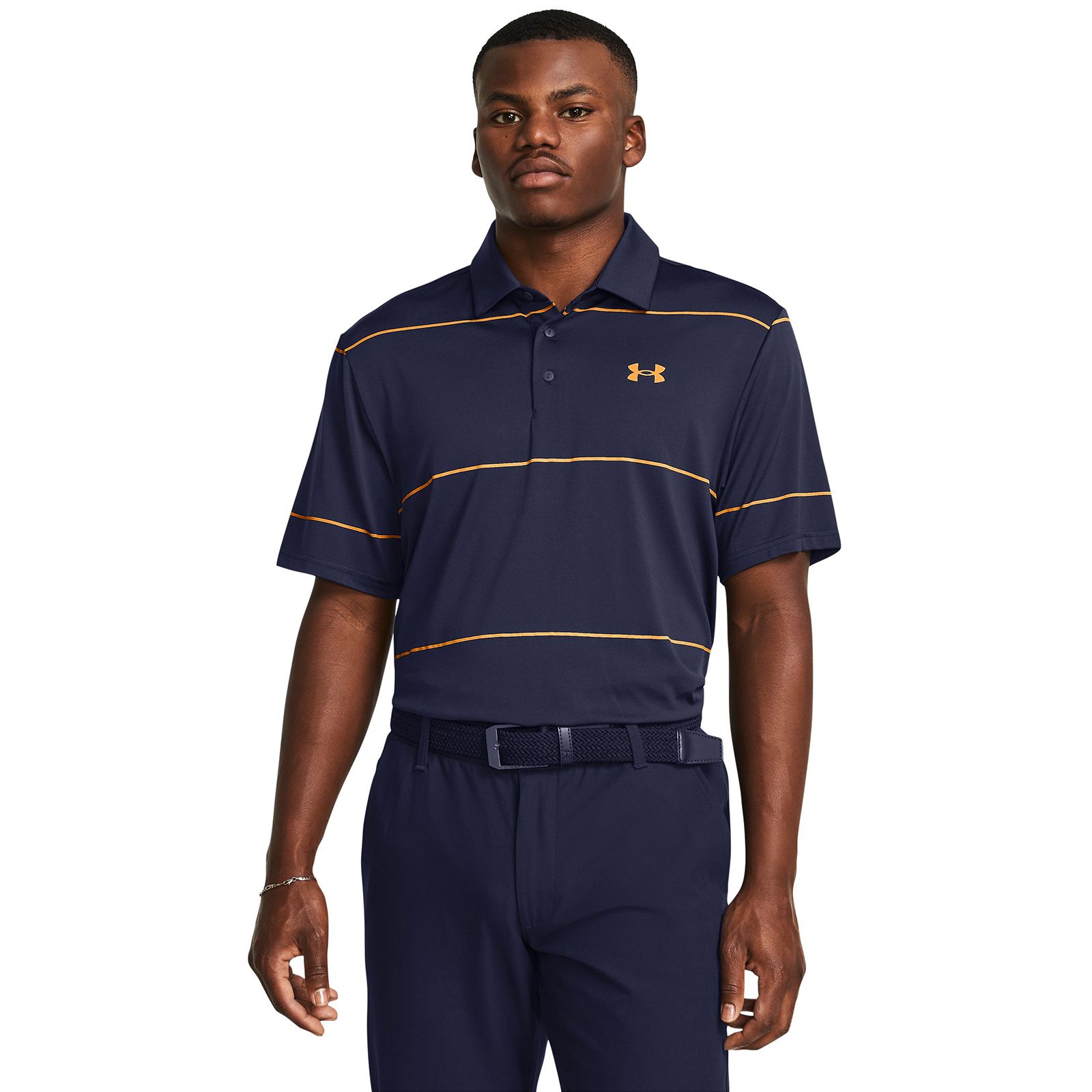 Polo UA Playoff 3.0 a rayas para hombre