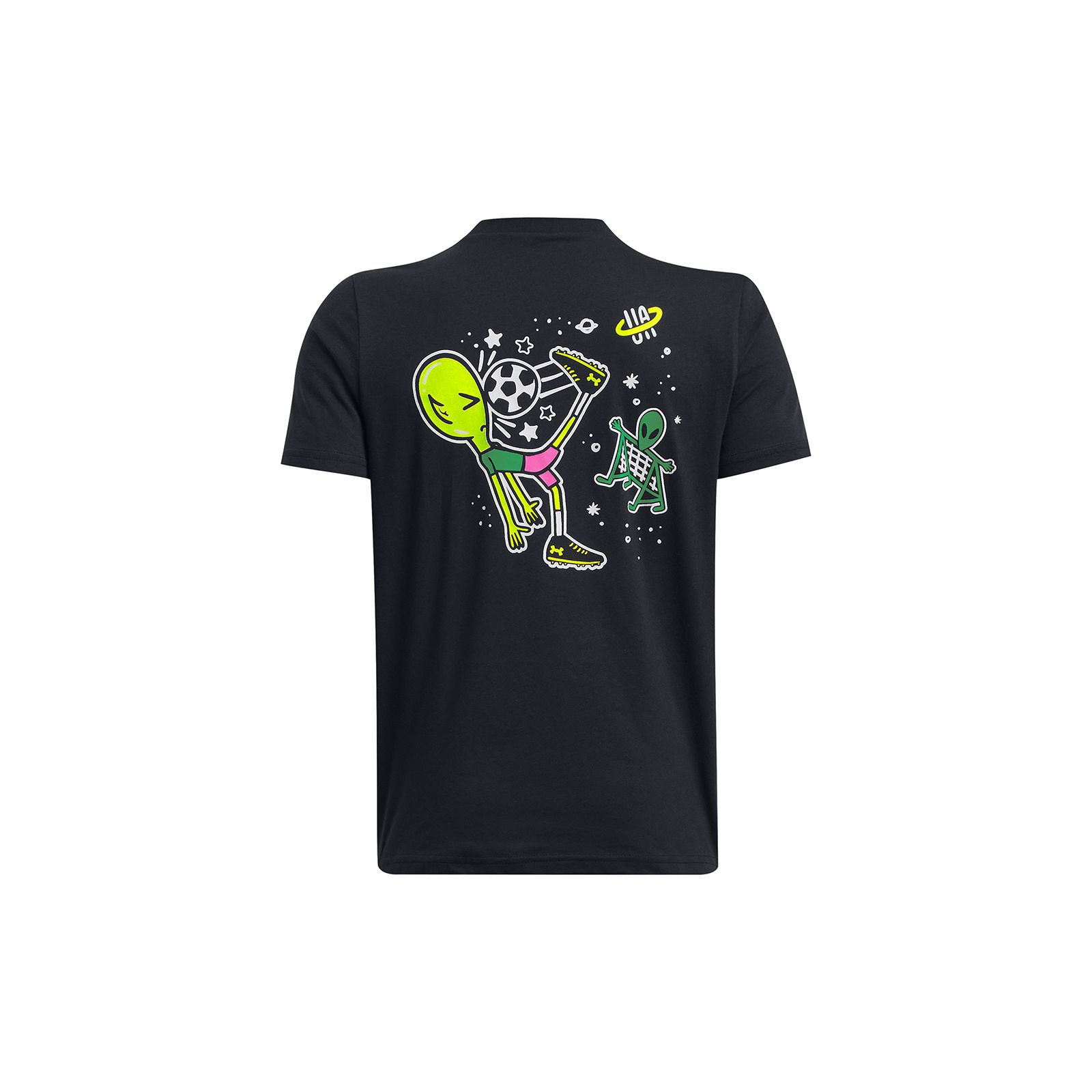 Polera manga corta de fútbol UA Out Of This World para niño