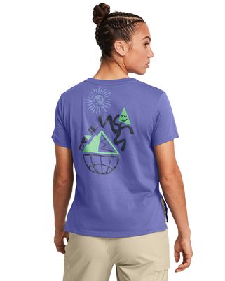Polera manga corta UA Launch Trail para mujer