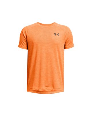Polera manga corta texturizada UA Tech¿ para niño