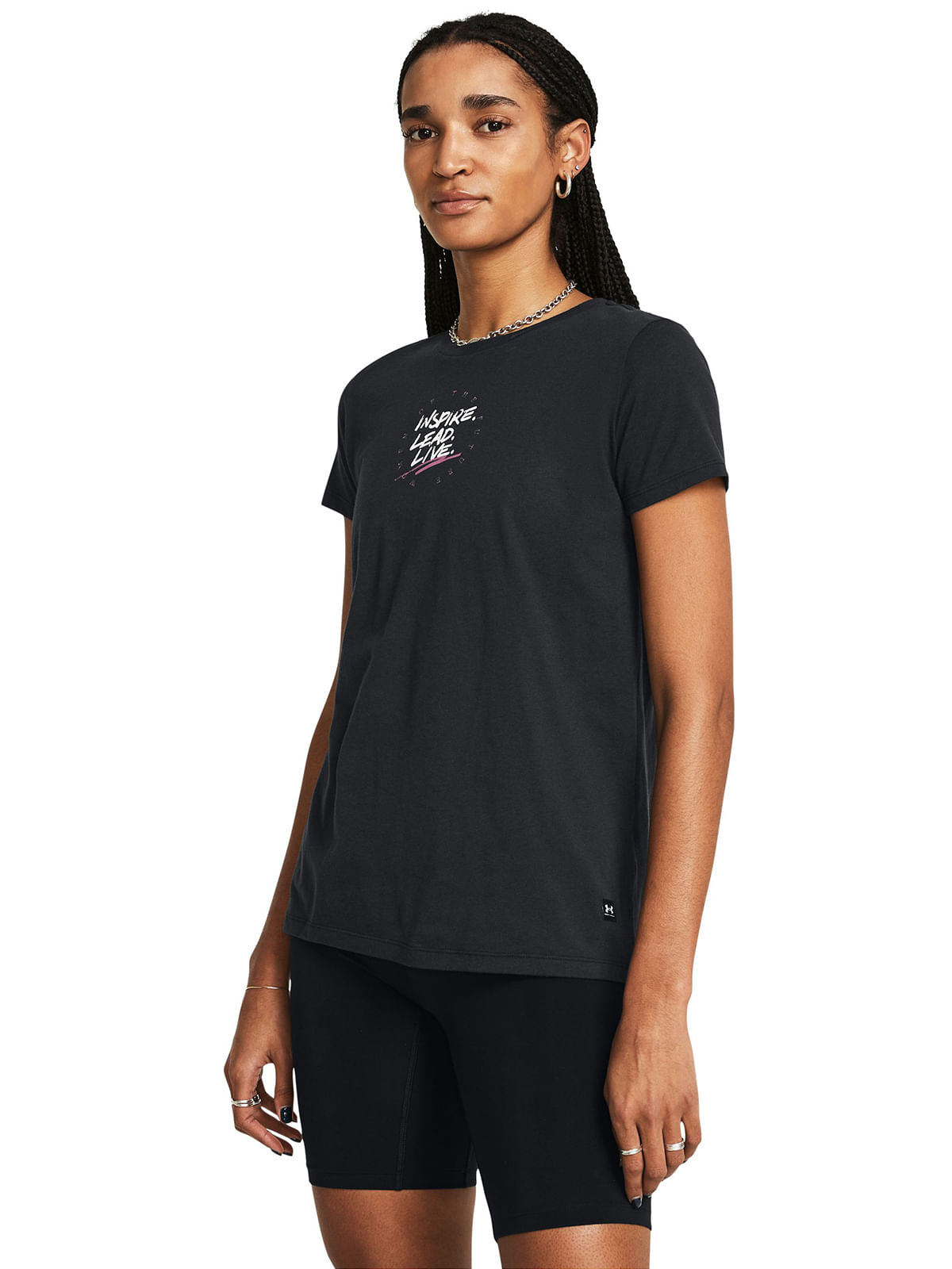 Polera manga corta UA Artist Series WILL para mujer