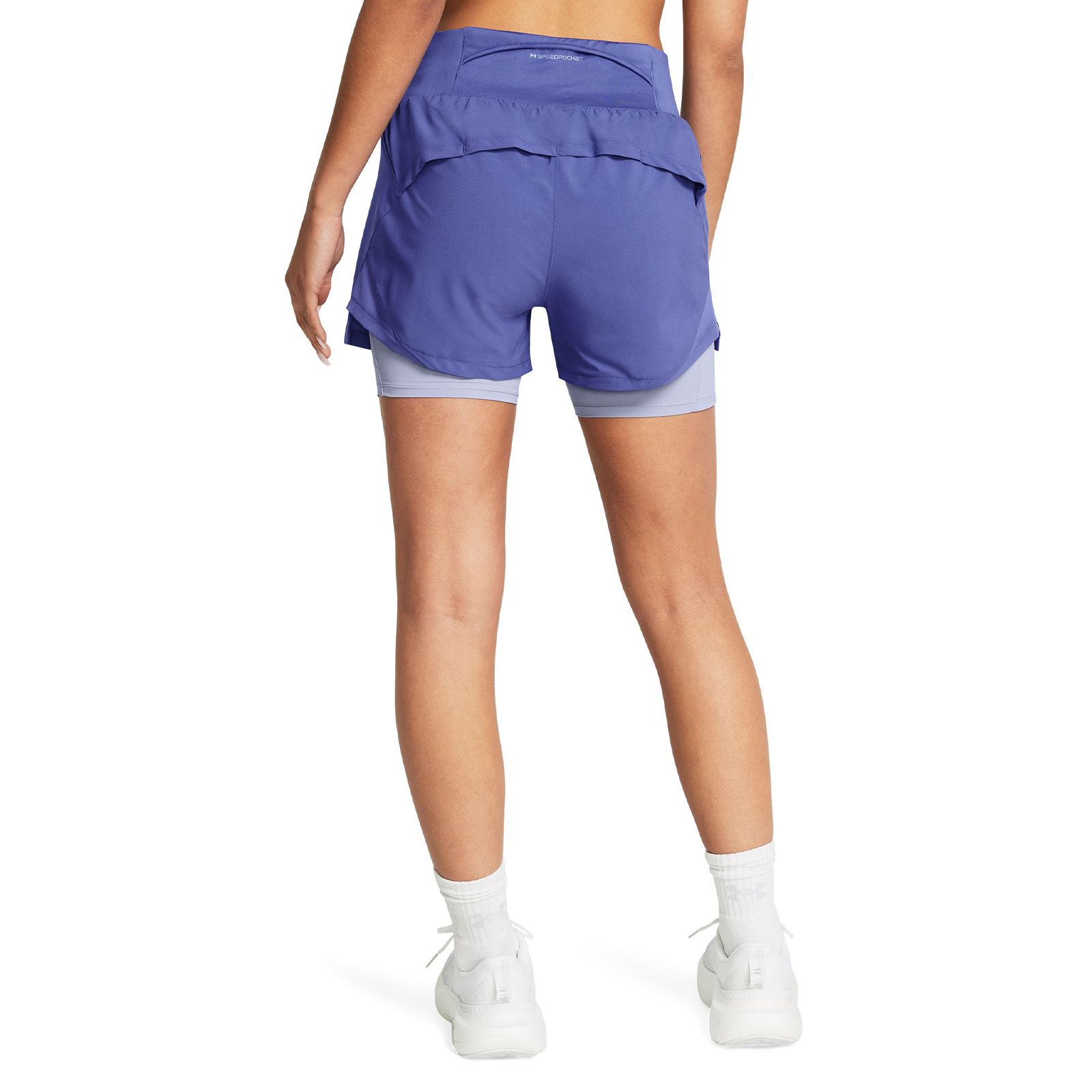 Shorts 2 en 1 UA Run Stamina para mujer