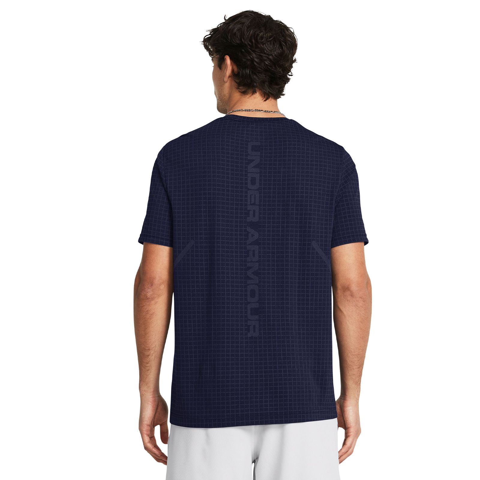 Polera manga corta Seamless Grid para hombre Under Armour