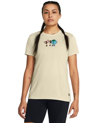 Polera manga corta UA Protect Globe para mujer
