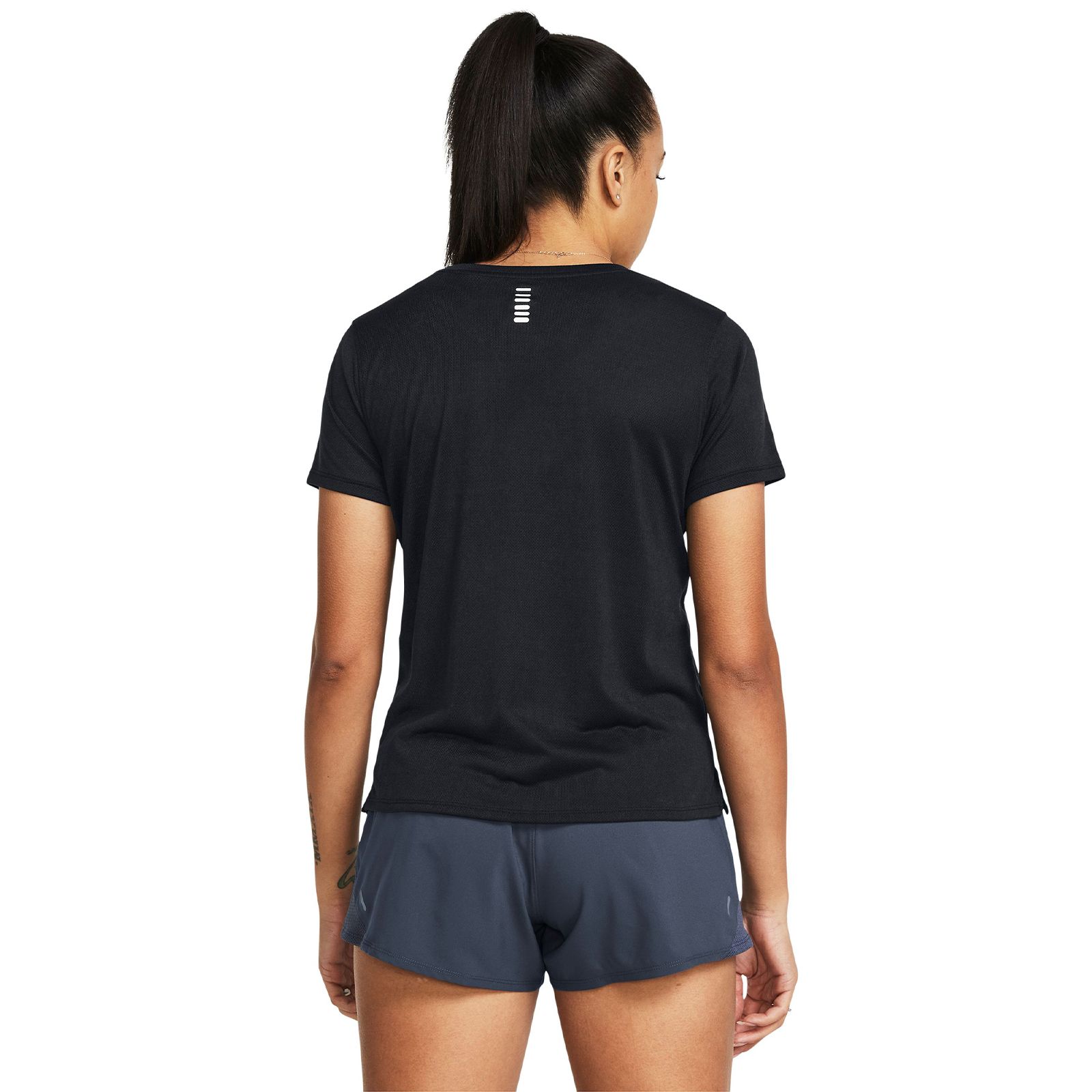 Polera manga corta UA Launch Splatter para mujer