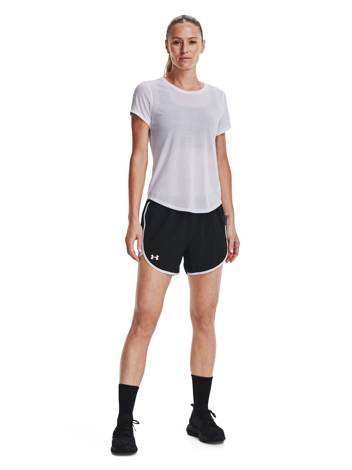 Shorts UA Fly-By Elite de 5' para mujer
