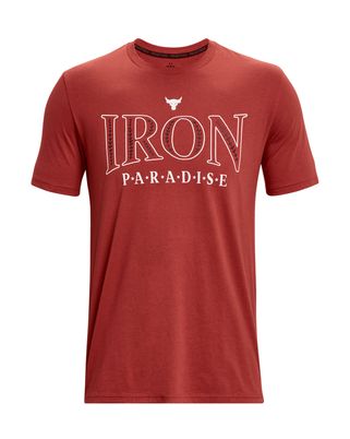 Polera manga corta Project Rock Paradise para hombre Under Armour