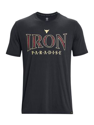 Polera manga corta Project Rock Paradise para hombre Under Armour