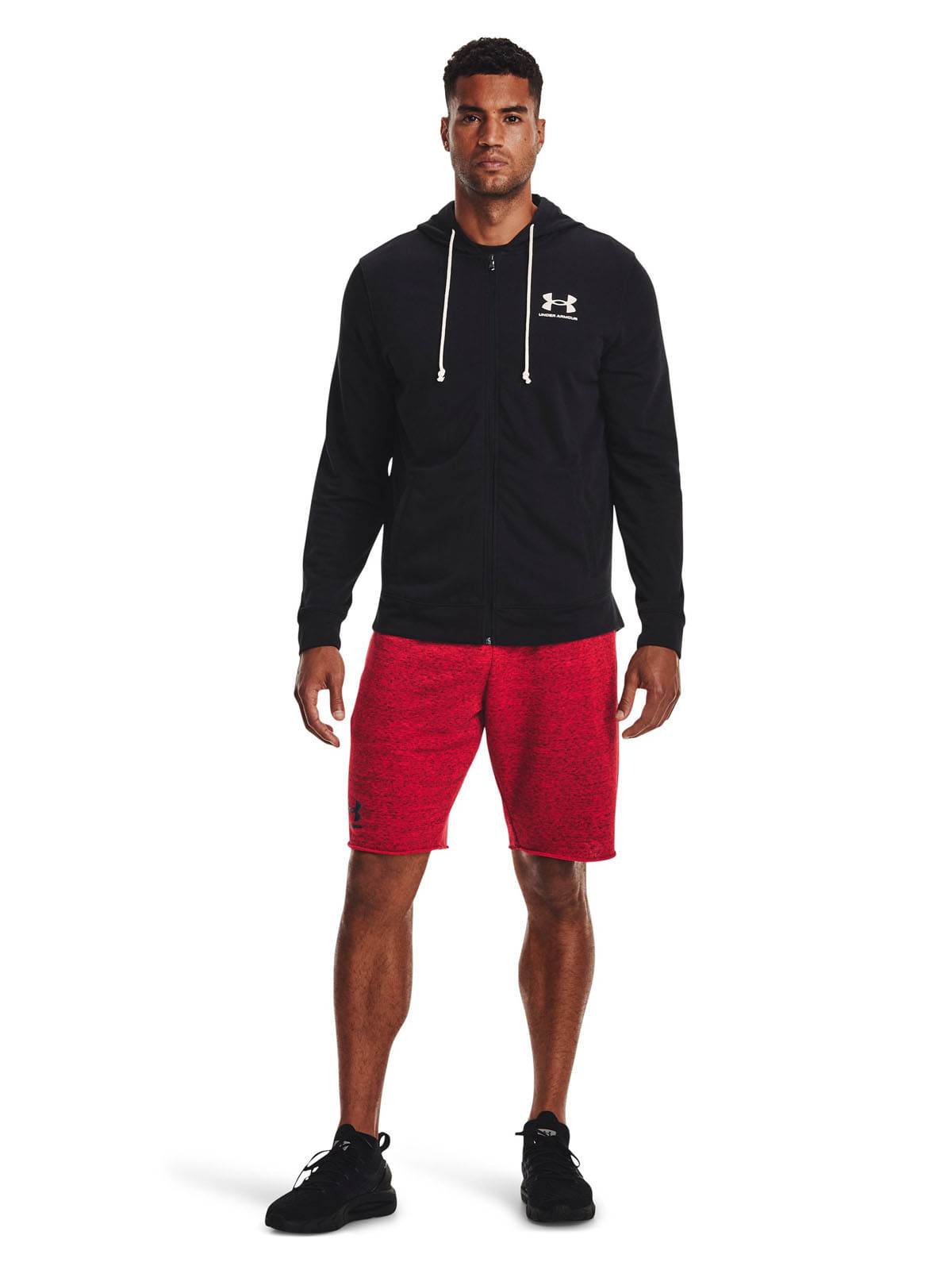 Polerón full zip UA Rival Terry para hombre